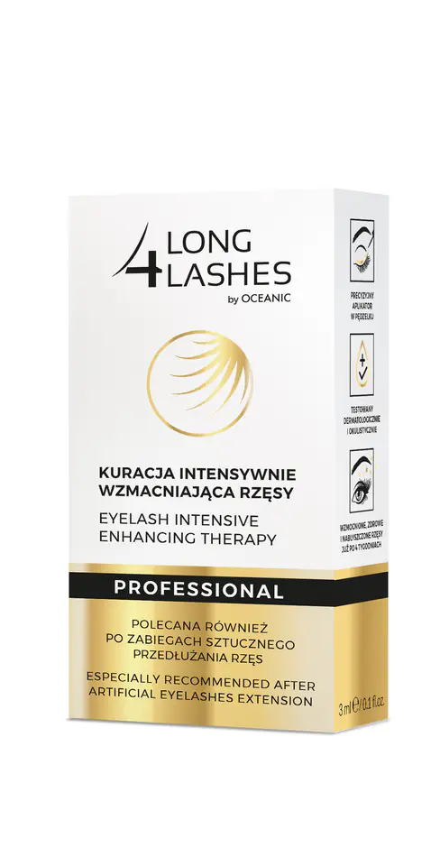 ⁨Long 4 Lashes Kuracja intensywnie wzmacniająca rzęsy 3ml⁩ w sklepie Wasserman.eu