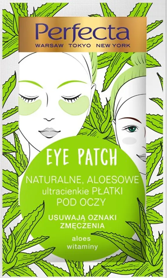 ⁨Perfecta Eye Patch Natural Aloe Vera Eye Pads 1op.-2pcs⁩ at Wasserman.eu