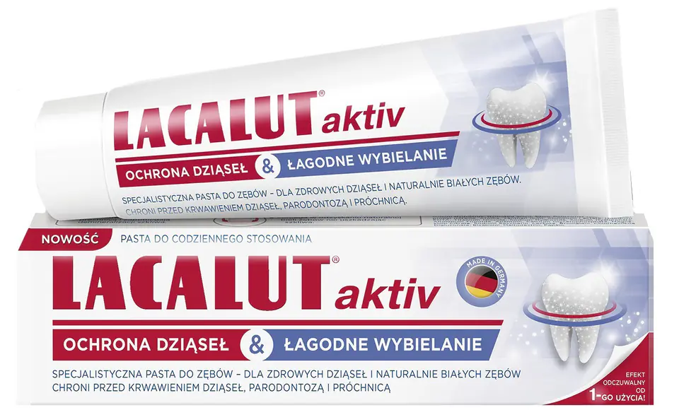 ⁨Lacalut Aktiv Toothpaste Whitening 75ml⁩ at Wasserman.eu