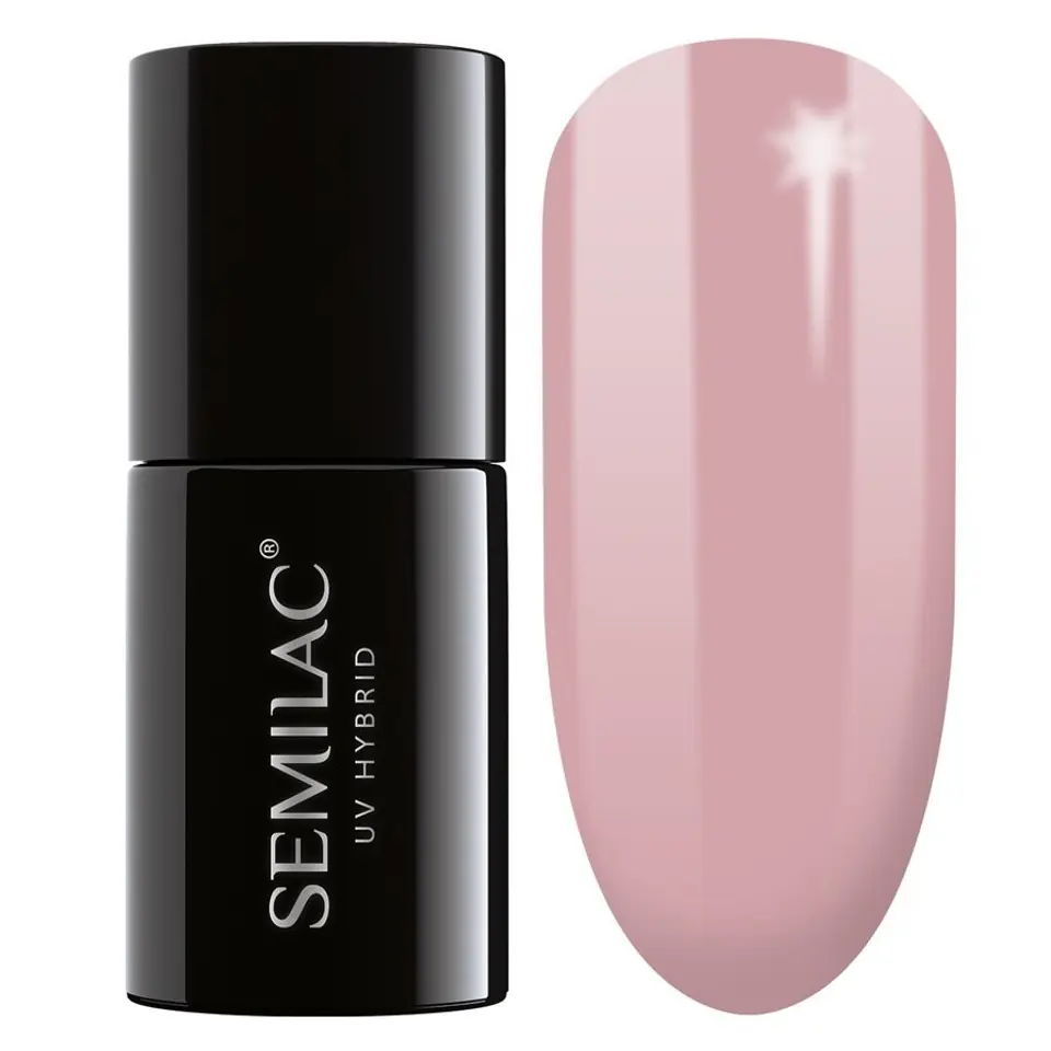 ⁨SEMILAC Gel polish 004 Classic Nude - 7 ml⁩ at Wasserman.eu