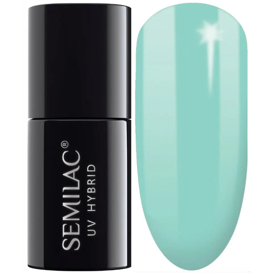 ⁨SEMILAC Gel polish 022 Mint - 7 ml⁩ at Wasserman.eu