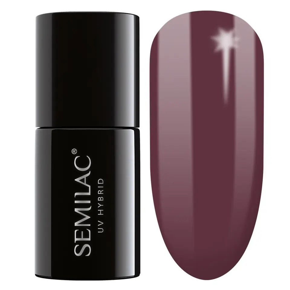 ⁨SEMILAC Gel polish 030 Dark Chocolate - 7 ml⁩ at Wasserman.eu