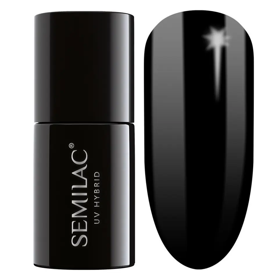 ⁨SEMILAC Gel polish 031 Black Diamond - 7 ml⁩ at Wasserman.eu