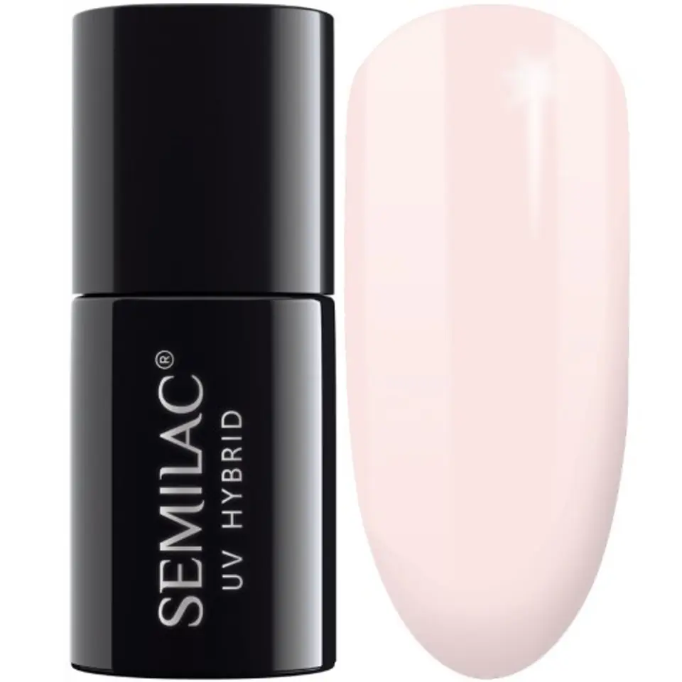 ⁨SEMILAC Lakier hybrydowy 050 French Vanilla - TRANSPARENTNY 7 ml⁩ w sklepie Wasserman.eu