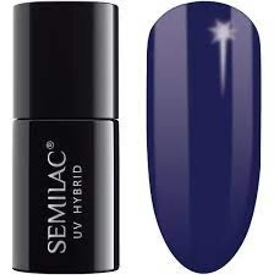 ⁨SEMILAC Gel polish 088 Blue Ink - 7 ml⁩ at Wasserman.eu