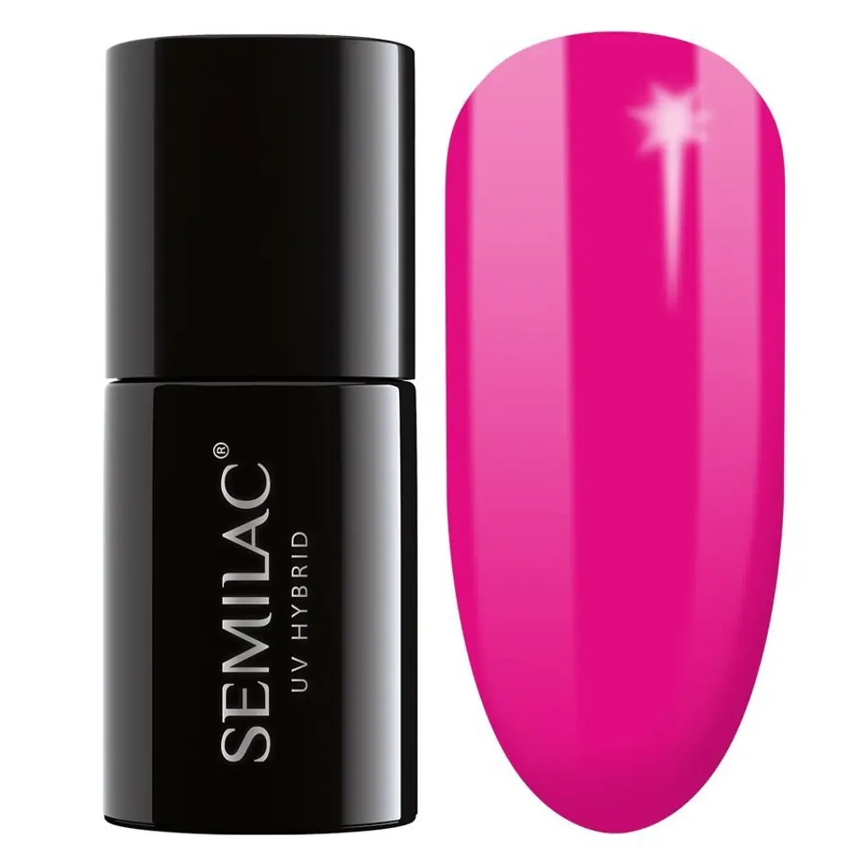 ⁨SEMILAC Hybrid polish 121 Ruby Charm - 7 ml⁩ at Wasserman.eu