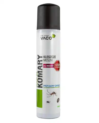 ⁨VACO Spray na komary,kleszcze i meszki dla rodziny 100ml⁩ w sklepie Wasserman.eu