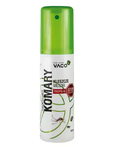 ⁨VACO Płyn na komary,kleszcze i meszki Tropical w atomizerze 100ml⁩ w sklepie Wasserman.eu