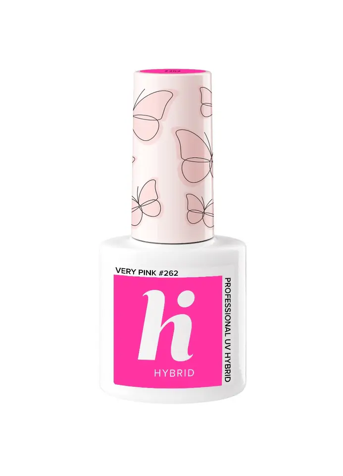 ⁨Hi Hybrid Lakier hybrydowy Butterfly #262 Very Pink  5ml⁩ w sklepie Wasserman.eu