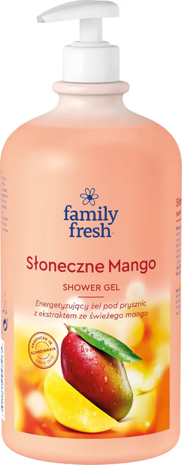 ⁨Soraya Family Fresh Solar Mango Energizing Shower Gel 1000ml⁩ at Wasserman.eu