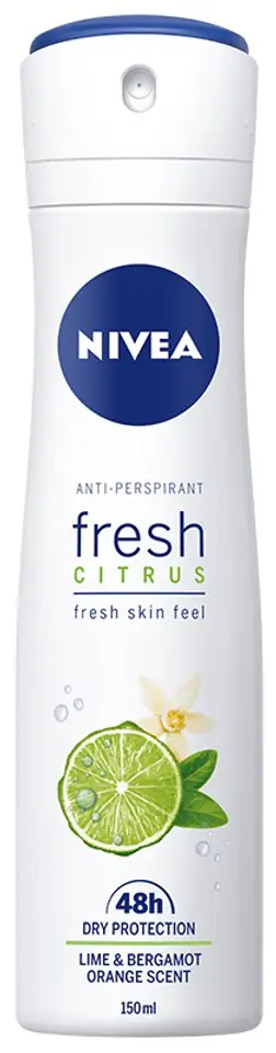 ⁨Nivea Fresh Citrus Deodorant 48h women's spray 150ml⁩ at Wasserman.eu