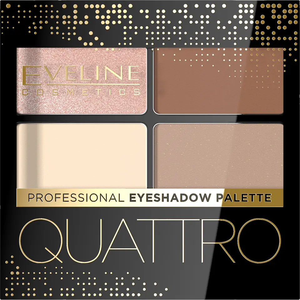 ⁨Eveline Quattro Quadruple Eyeshadow No. 05 3.2g⁩ at Wasserman.eu