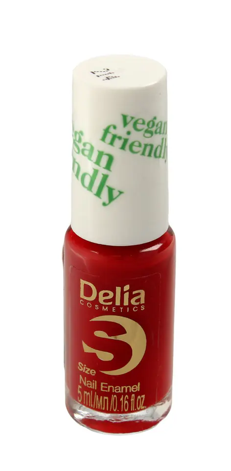 ⁨Delia Cosmetics Vegan Friendly Emalia do paznokci Size S nr 214 Lady in Red 5ml⁩ w sklepie Wasserman.eu