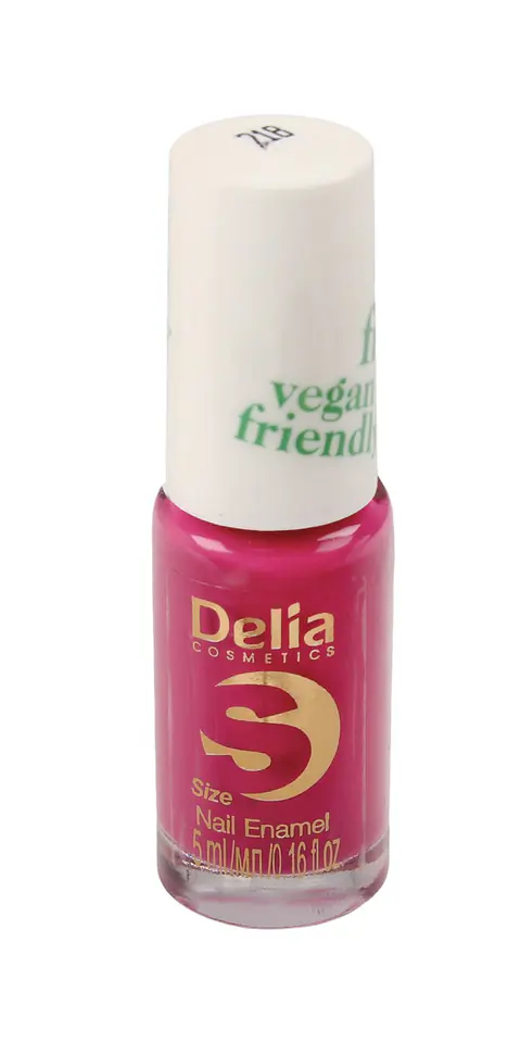 ⁨Delia Cosmetics Vegan Friendly Enamel for nails Size S No. 218 Pink Promise 5ml⁩ at Wasserman.eu
