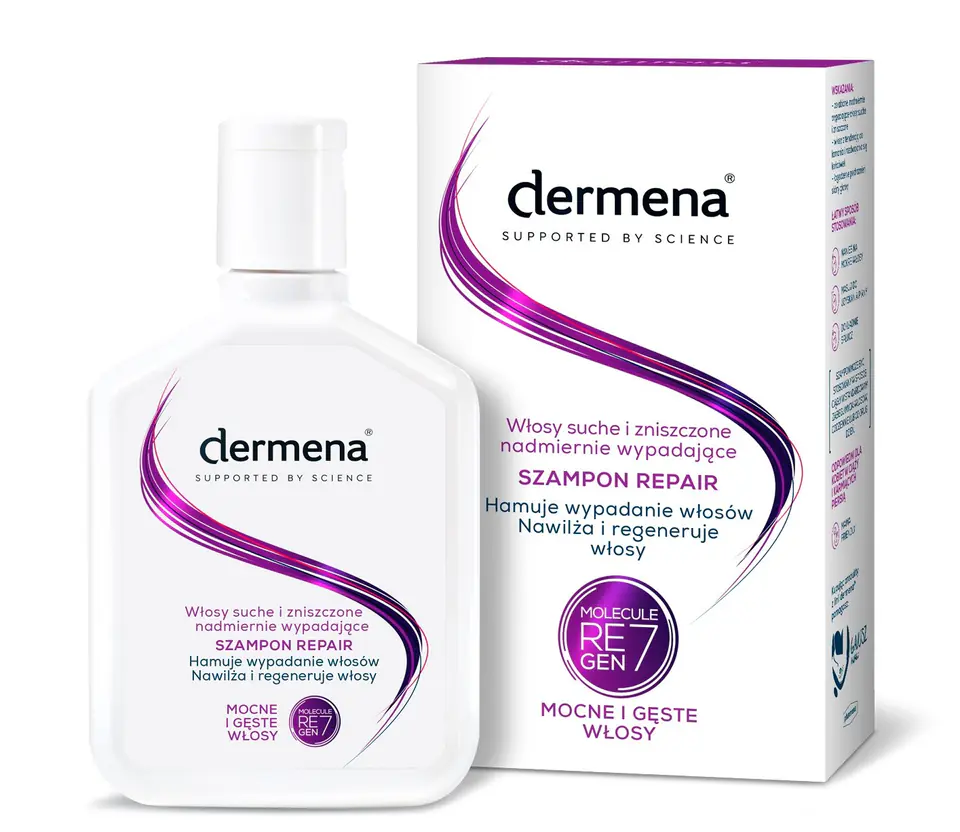 ⁨Dermena Hair Care Repair Restorative Shampoo to inhibit hair loss 200ml⁩ at Wasserman.eu