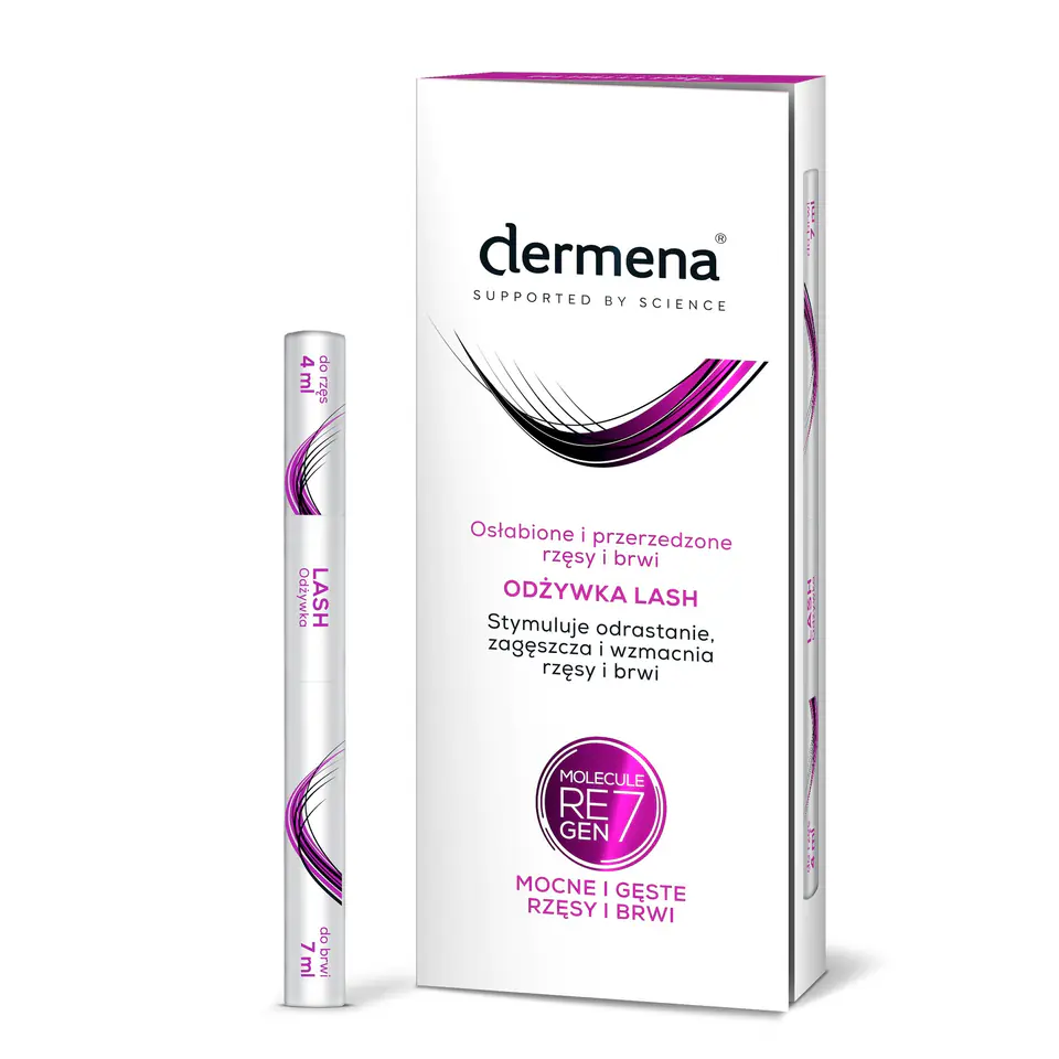 ⁨Dermena Lash Care Conditioner stimulating regrowth to eyelashes and eyebrows 10ml⁩ at Wasserman.eu