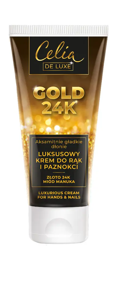 ⁨Celia Gold 24K Luksusowy Krem do rąk i paznokci 80ml⁩ w sklepie Wasserman.eu