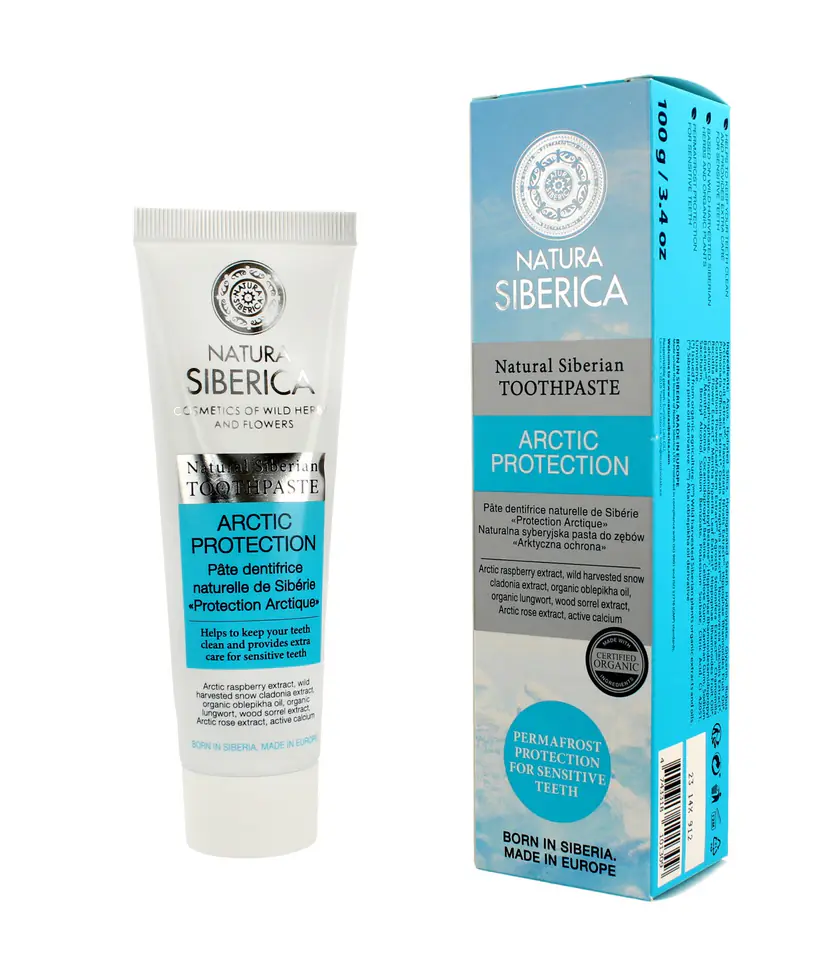 ⁨Siberica Natura Sensitive Toothpaste Arctic Protection 100 g⁩ at Wasserman.eu