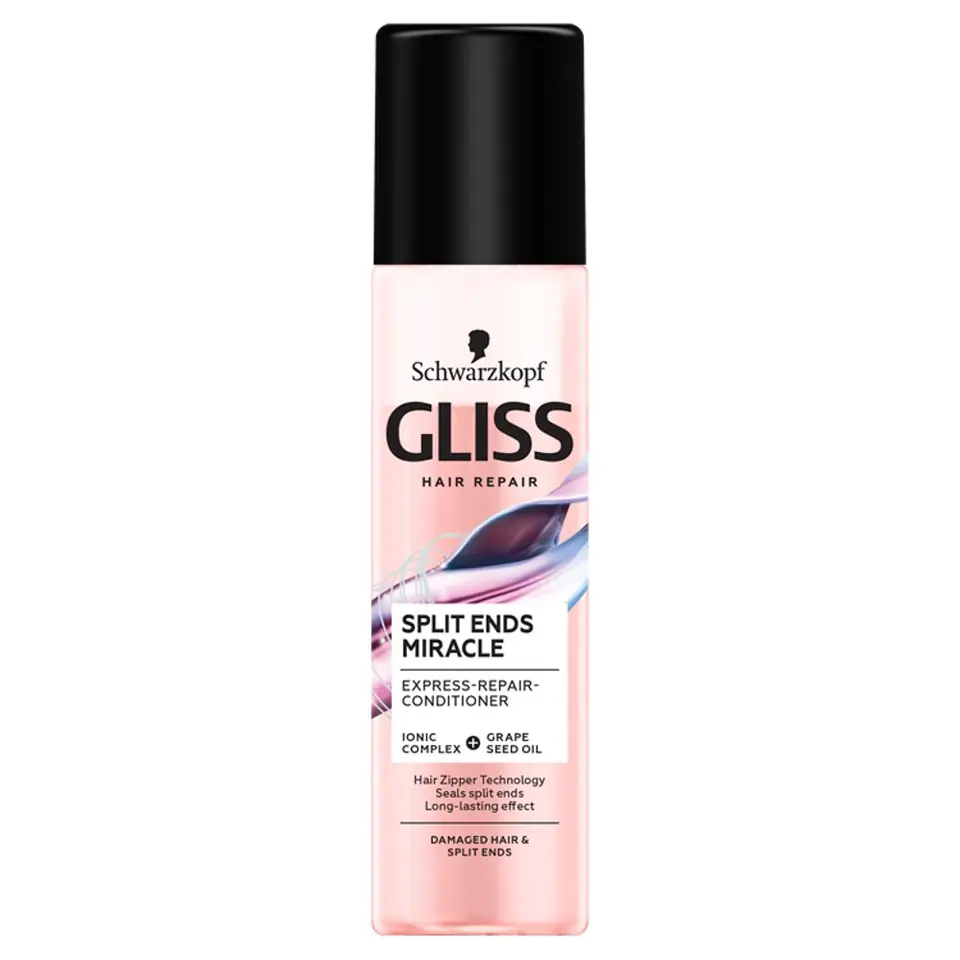 ⁨Schwarzkopf Gliss Split Ends Miracle Expresowa Odżywka odbudowująca - spray 200ml⁩ w sklepie Wasserman.eu