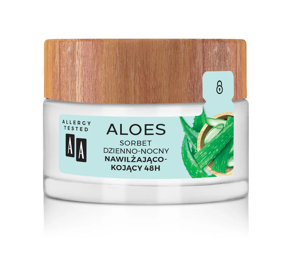 ⁨AA Aloes Sorbet nawiżajaco-kojący Kwas HA, masło shea⁩ w sklepie Wasserman.eu