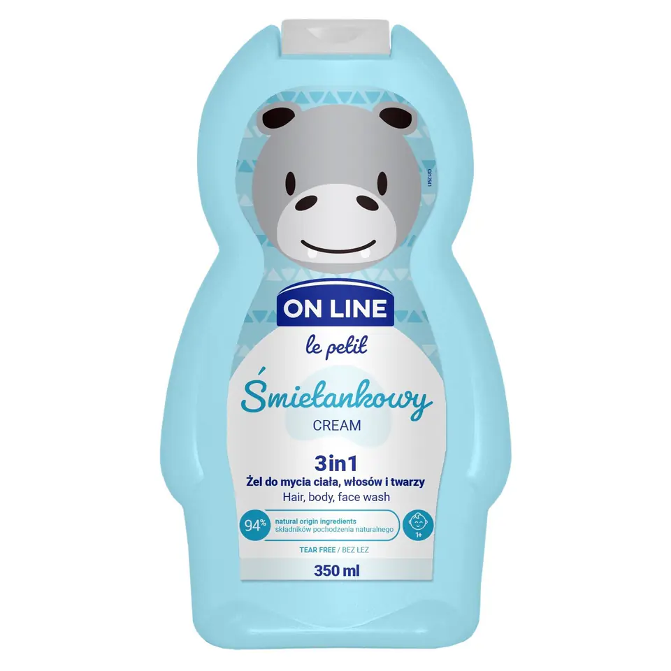 ⁨On Line Kids Washing Gel 3in1 Cream⁩ at Wasserman.eu