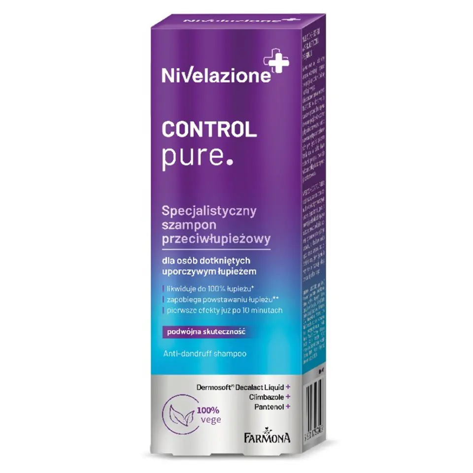 ⁨Farmona Nivelazione Control Pure Specjalistyczny Szampon przeciwłupieżowy 100ml⁩ w sklepie Wasserman.eu