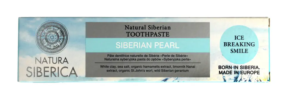 ⁨Siberica Natura Pasta do zębów Siberian Pearl 100 g⁩ w sklepie Wasserman.eu