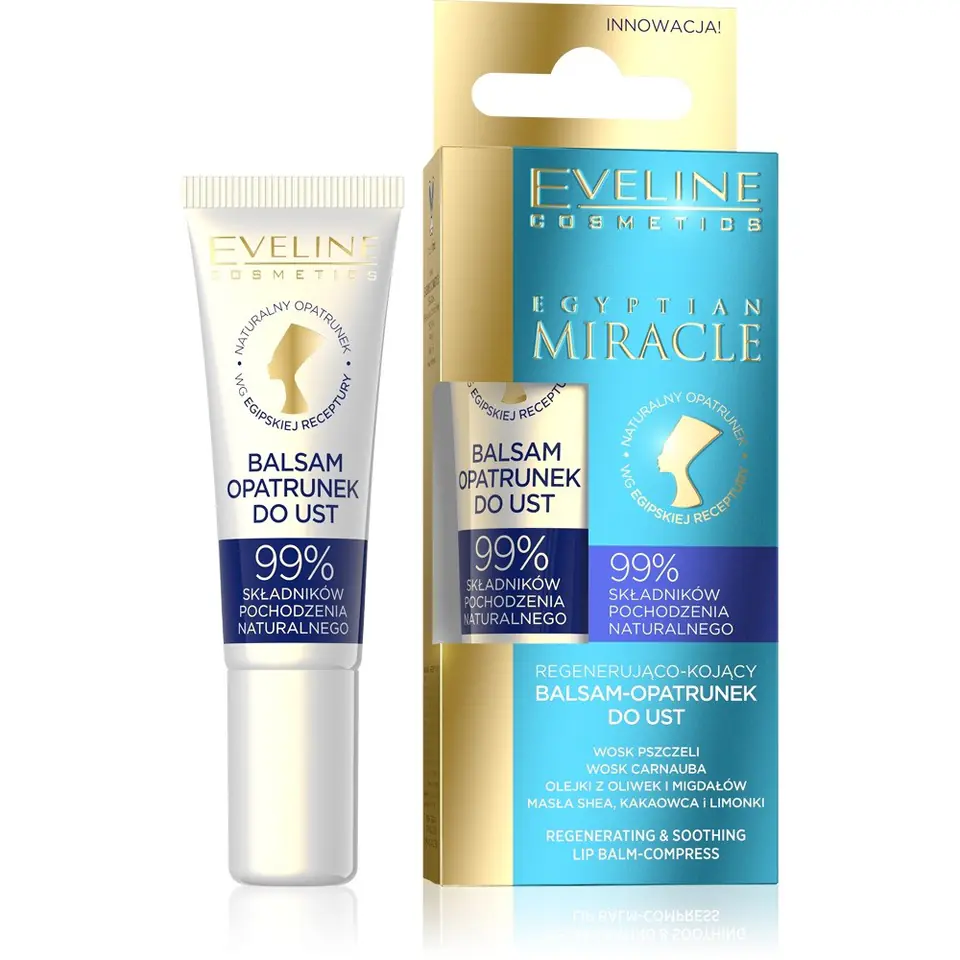 ⁨Eveline Egyptian Miracle Lip Balm-Dressing⁩ at Wasserman.eu