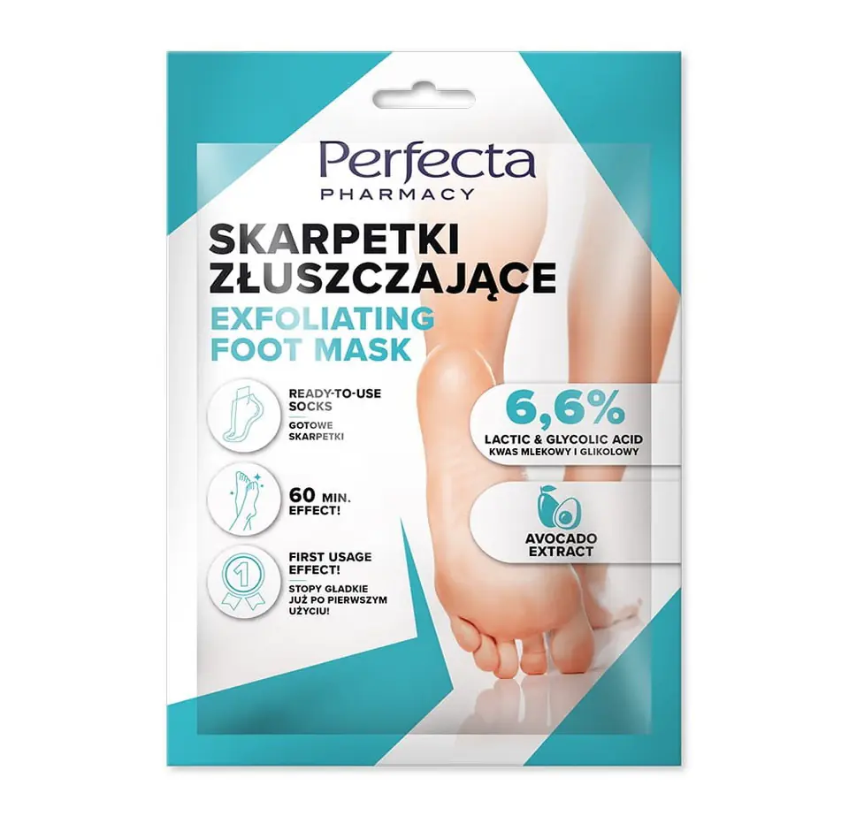 ⁨Perfecta Pharmacy Exfoliating Socks 1 Pair⁩ at Wasserman.eu