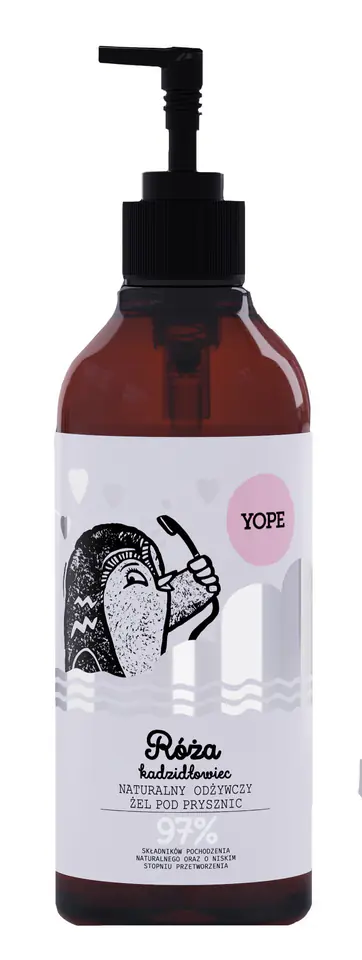 ⁨Yope Shower Gel Rose and Incense 400ml⁩ at Wasserman.eu