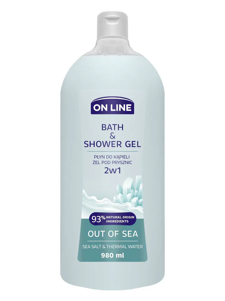 ⁨On Line Bath Gel & Liquid 2in1 Out of Sea 980ml⁩ at Wasserman.eu