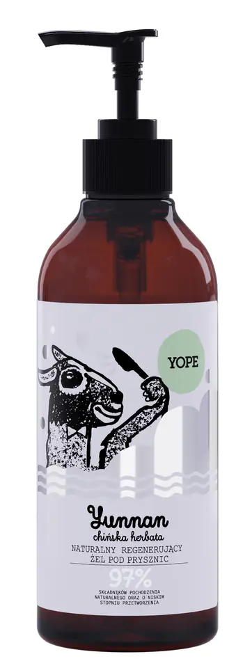 ⁨Yope Natural Regenerating Shower Gel - YUNNAN 400ml⁩ at Wasserman.eu