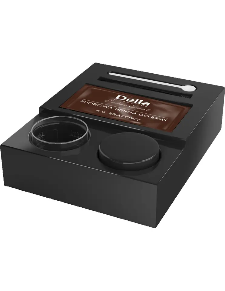 ⁨Delia Cosmetics Henna for eyebrows powder - Brown⁩ at Wasserman.eu