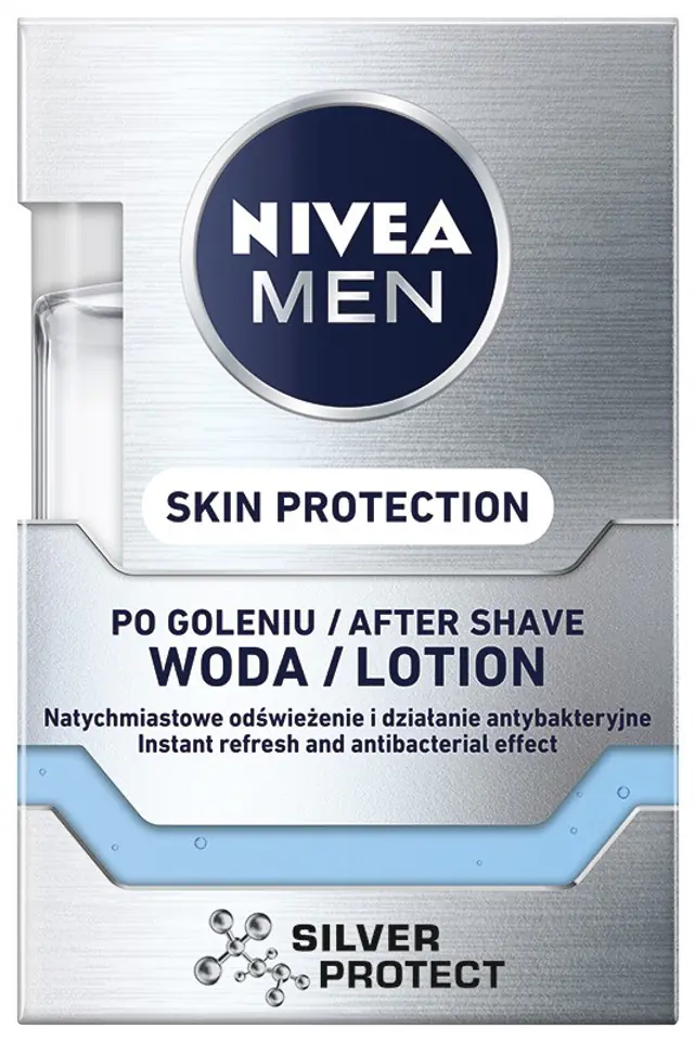 ⁨Nivea*MEN Woda podgoleniu SILVER PROTECT 81340⁩ w sklepie Wasserman.eu