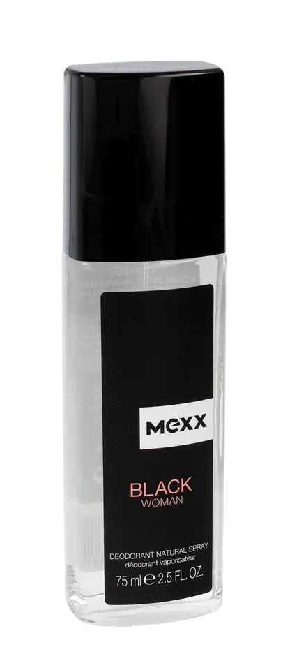 ⁨Mexx Black Woman Dezodorant w Atomizerze 75ml⁩ w sklepie Wasserman.eu