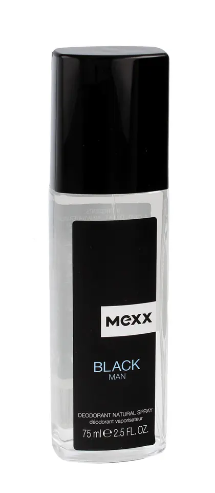 ⁨Mexx Black Man Dezodorant naturalny spray 75ml⁩ w sklepie Wasserman.eu