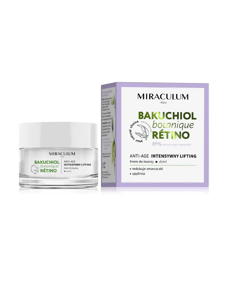 ⁨Miraculum Bakuchiol Botanique Retino Krem na dzień - intensywny lifting 50ml⁩ w sklepie Wasserman.eu