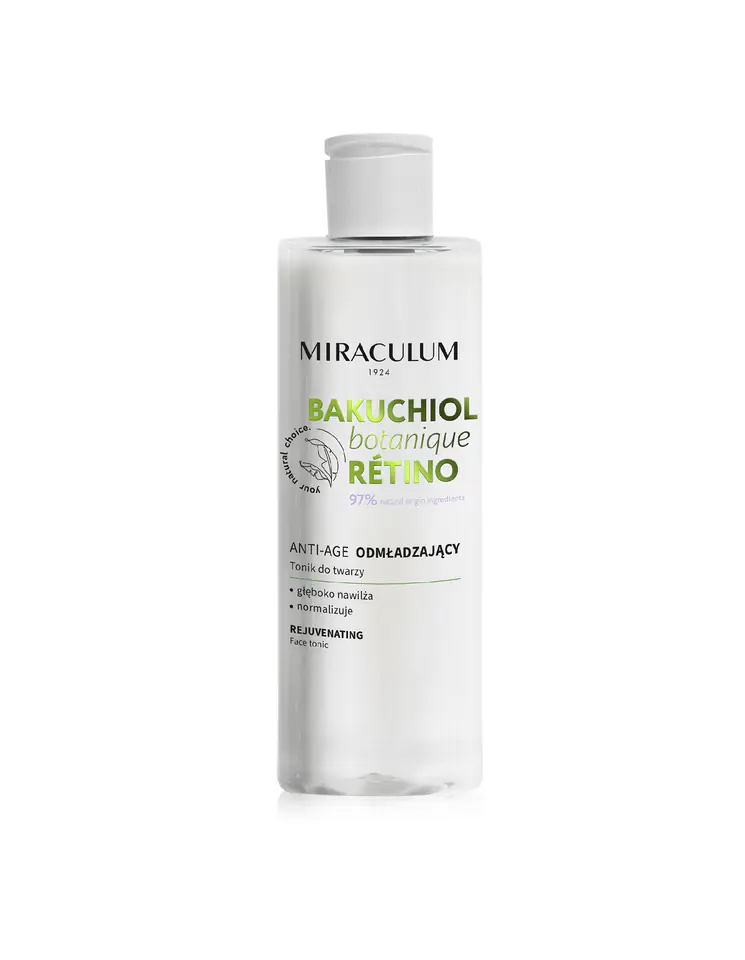 ⁨Miraculum Bakuchiol Botanique Retino Face Tonic - rejuvenating 200ml⁩ at Wasserman.eu