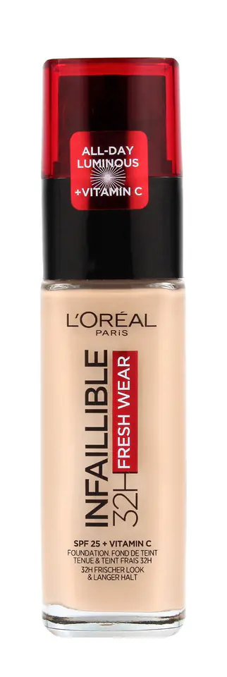 ⁨Loreal Infallible Foundation 24H Fresh Wear No. 100 Linen 30ml⁩ at Wasserman.eu