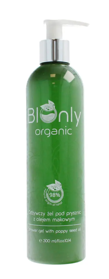 ⁨BIOnly Organic Odżywczy Żel pod prysznic z Olejem Makowym 300ml⁩ w sklepie Wasserman.eu