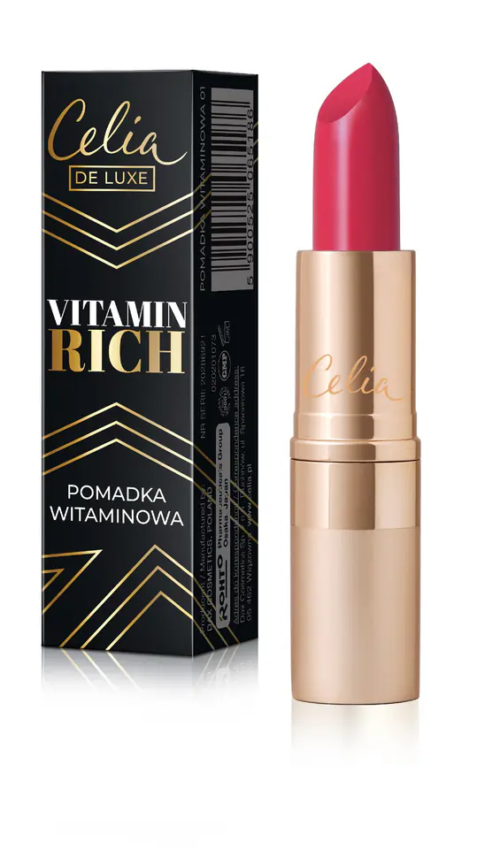 ⁨Celia De Luxe Moisturizing Lipstick Vitamin Rich Nr04⁩ at Wasserman.eu