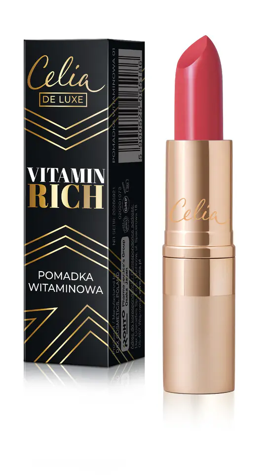 ⁨Celia De Luxe Moisturizing Lipstick Vitamin Rich Nr05⁩ at Wasserman.eu