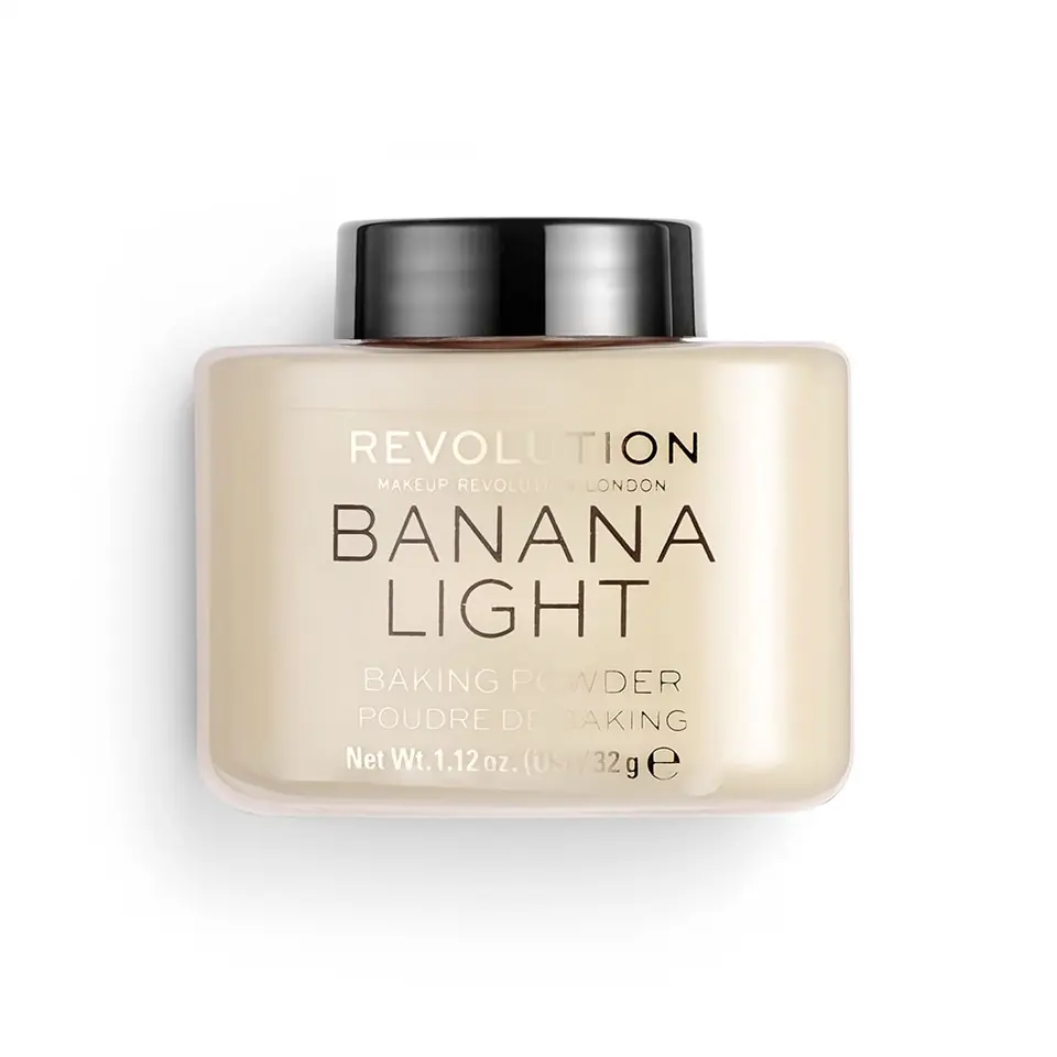 ⁨Makeup Revolution Loose Baking Powder Banana (Light), 32 g⁩ at Wasserman.eu