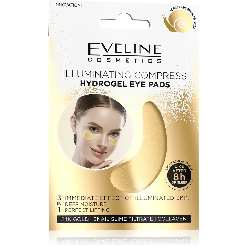 ⁨Eveline Hydrogel Eye Pads Illuminating⁩ at Wasserman.eu