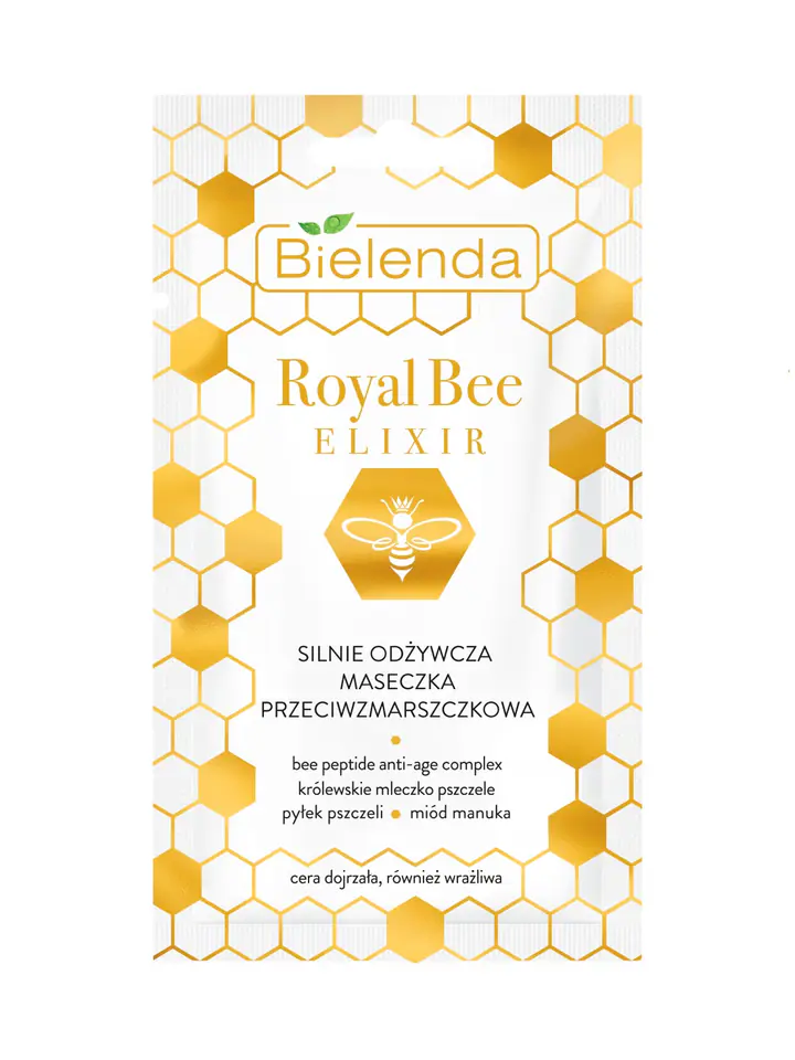 ⁨Bielenda Royal Bee ElixirMaseczka podzmarszczkowa 8g⁩ w sklepie Wasserman.eu