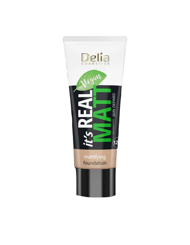 ⁨Delia Cosmetics It's Real Matt Matt Matt Nourishing and Moisturizing Mattifying Foundation No. 105 Honey 30ml⁩ at Wasserman.eu