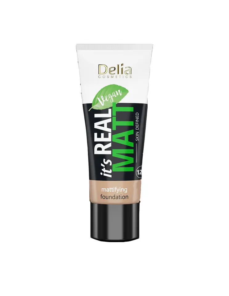 ⁨Delia Cosmetics It's Real Matt Matt Nourishing and Moisturizing Mattifying Foundation No. 106 Coffee 30ml⁩ at Wasserman.eu