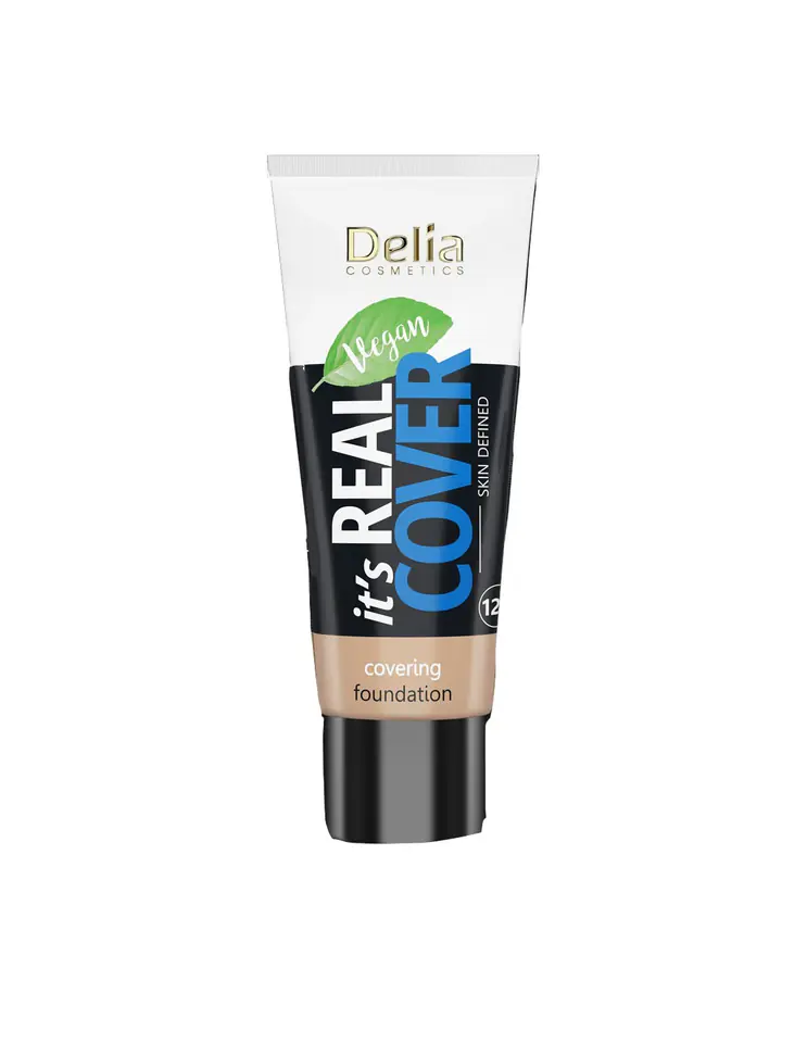 ⁨Delia Cosmetics It's Real Cover Podkład kryjący rewitalizująco-nawilżający nr 206 Honey 30ml⁩ w sklepie Wasserman.eu