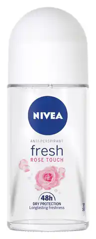 ⁨Nivea Deodorant FRESH ROSE TOUCH 48h roll-on women 50ml⁩ at Wasserman.eu