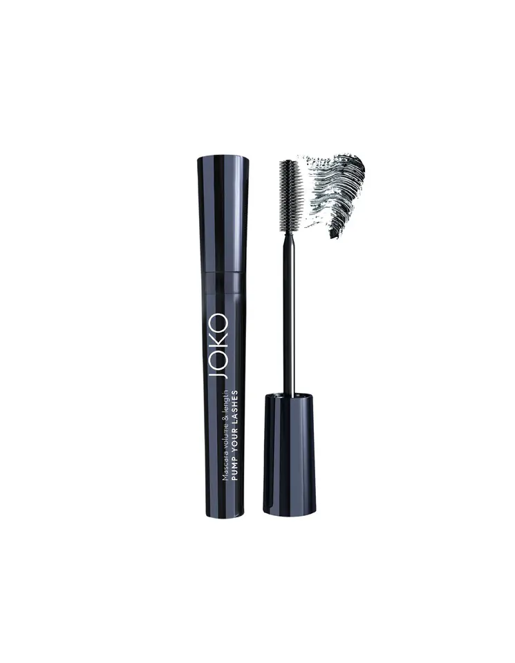 ⁨Joko Mascara Pump Your Lashes wydłużająco-pogrubiająca - czarna 9ml⁩ w sklepie Wasserman.eu